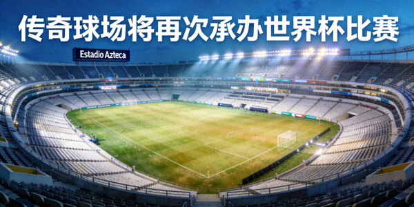 墨西哥 Estadio Azteca 体育场内部全景 - 传奇球场将再次承办世界杯比赛